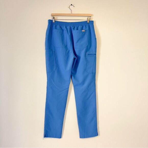 Figs Yola Skinny Scrub Pants in Blue Size M Tall - Picture 5 of 6